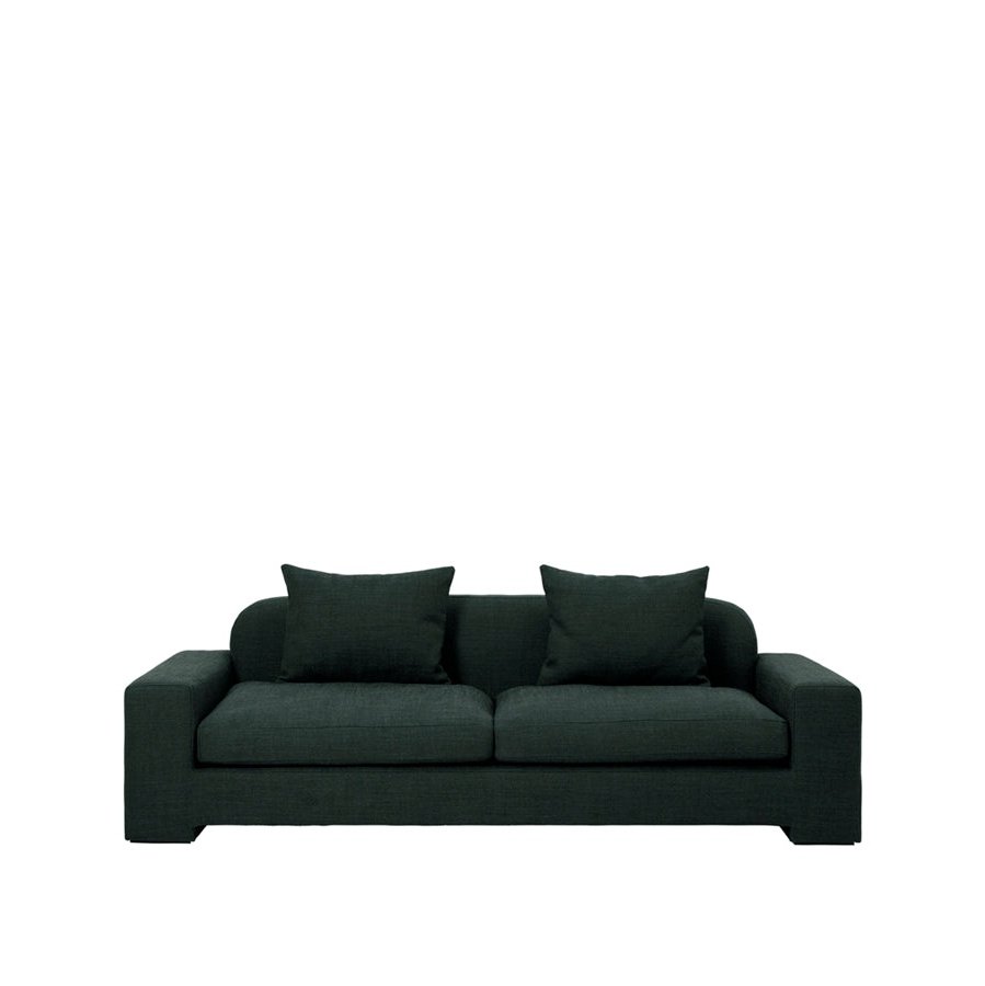 Bay Sofa 3 Seater Green Melange