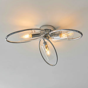 Amara 3 Light Ceiling Light Chrome