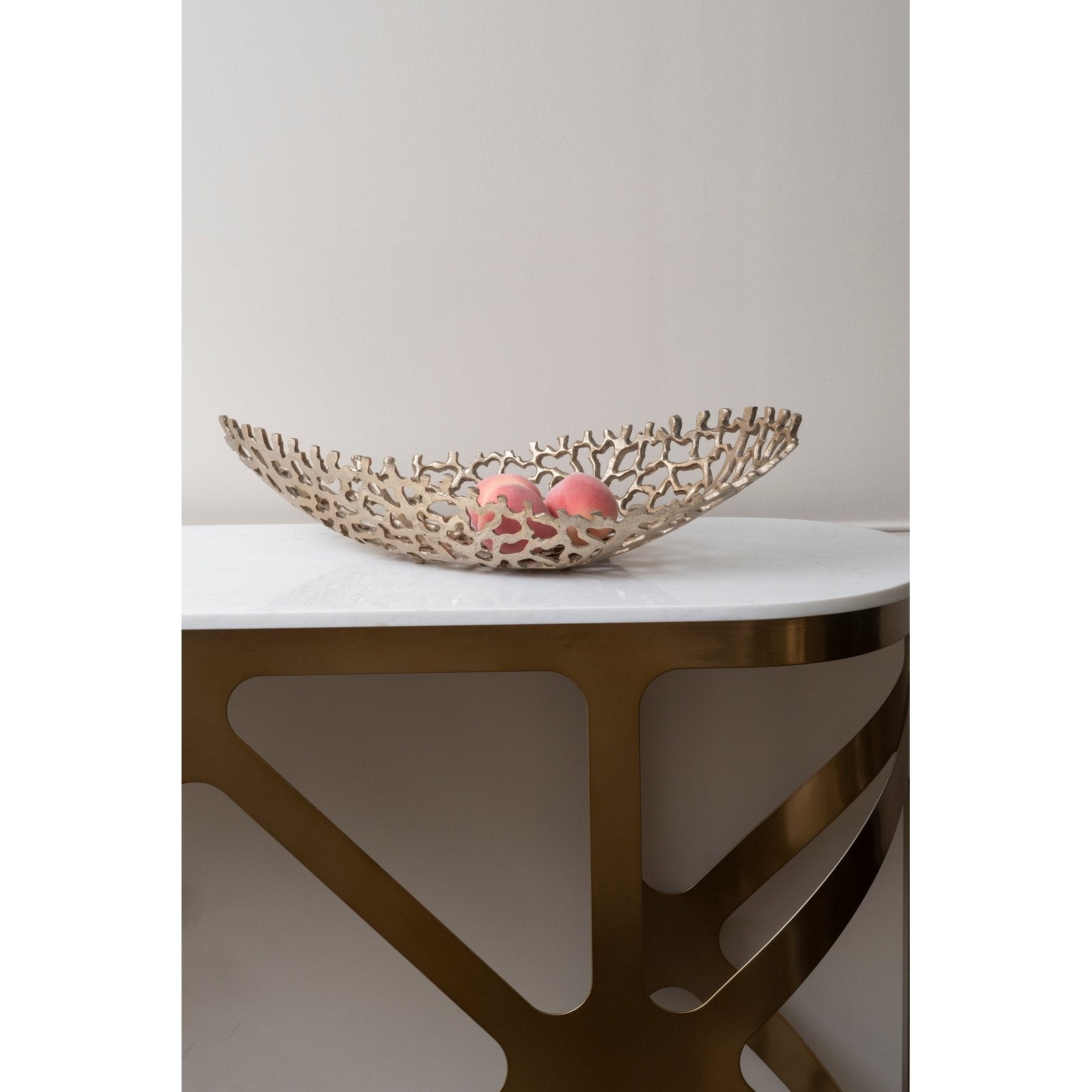 Austin Gold Coral Ellipse Bowl 26x63x16cm