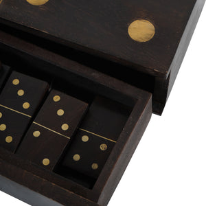 Colombo Small Wooden Domino Set in Storage Box