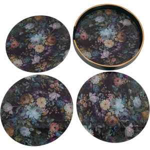 Matilda Floral Print Set Of 4 Placemats