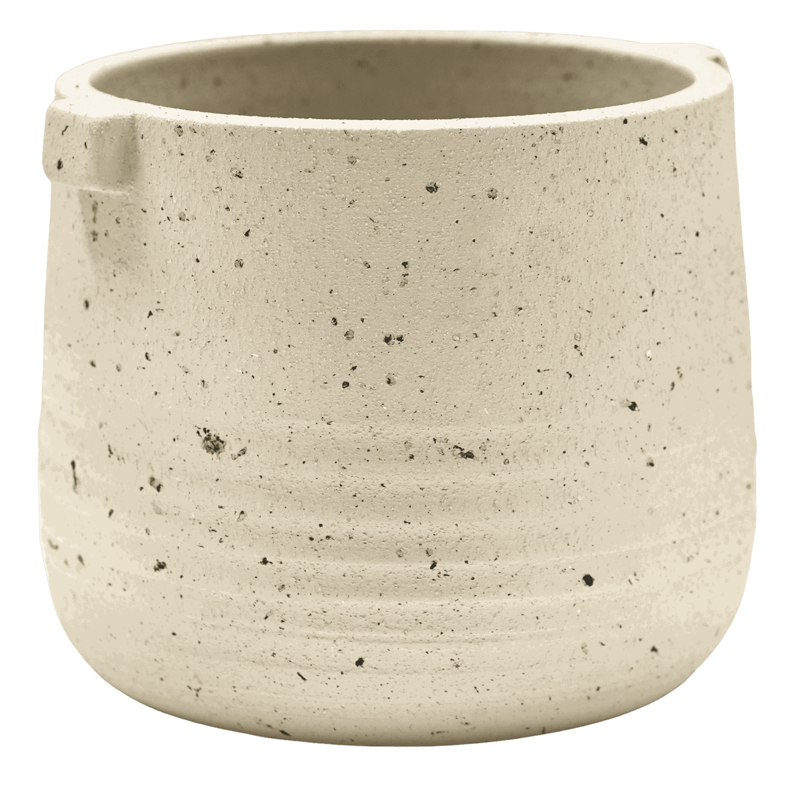 Aurora Terrazzo Handle Planter Oat Small