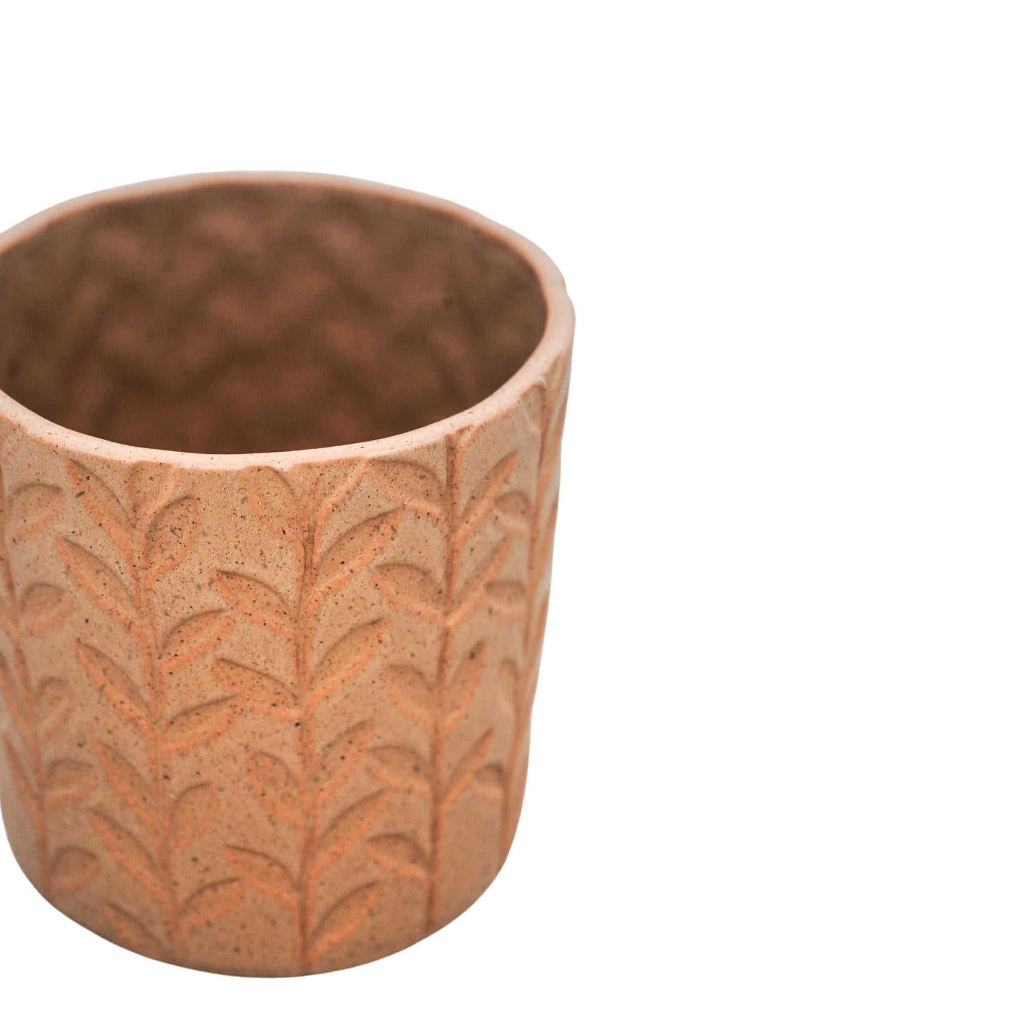 Fairford Ochre Speckle Leaf Planter