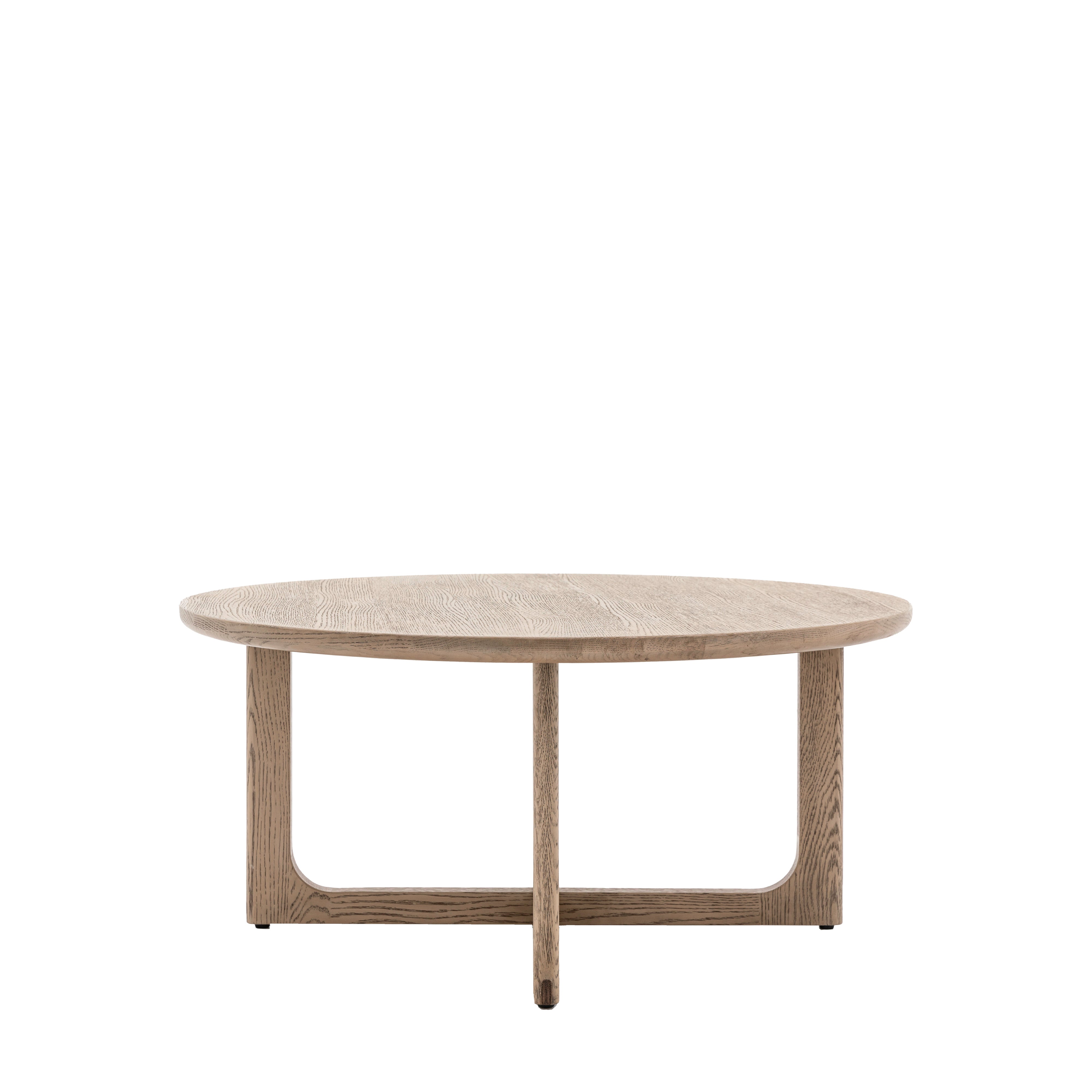 Crafton Round Coffee Table Smoked