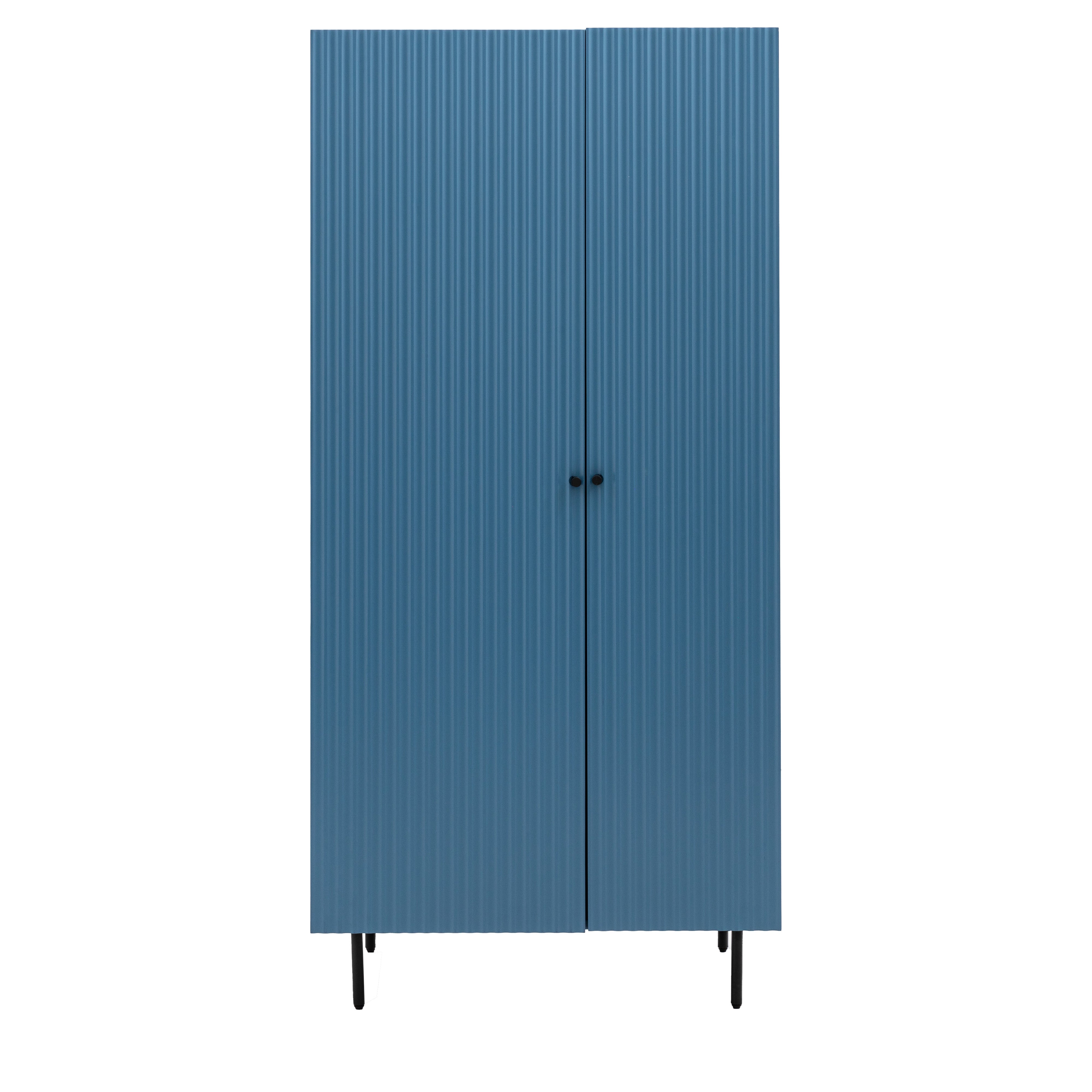 Brockhurst 2 Door Wardrobe Blue