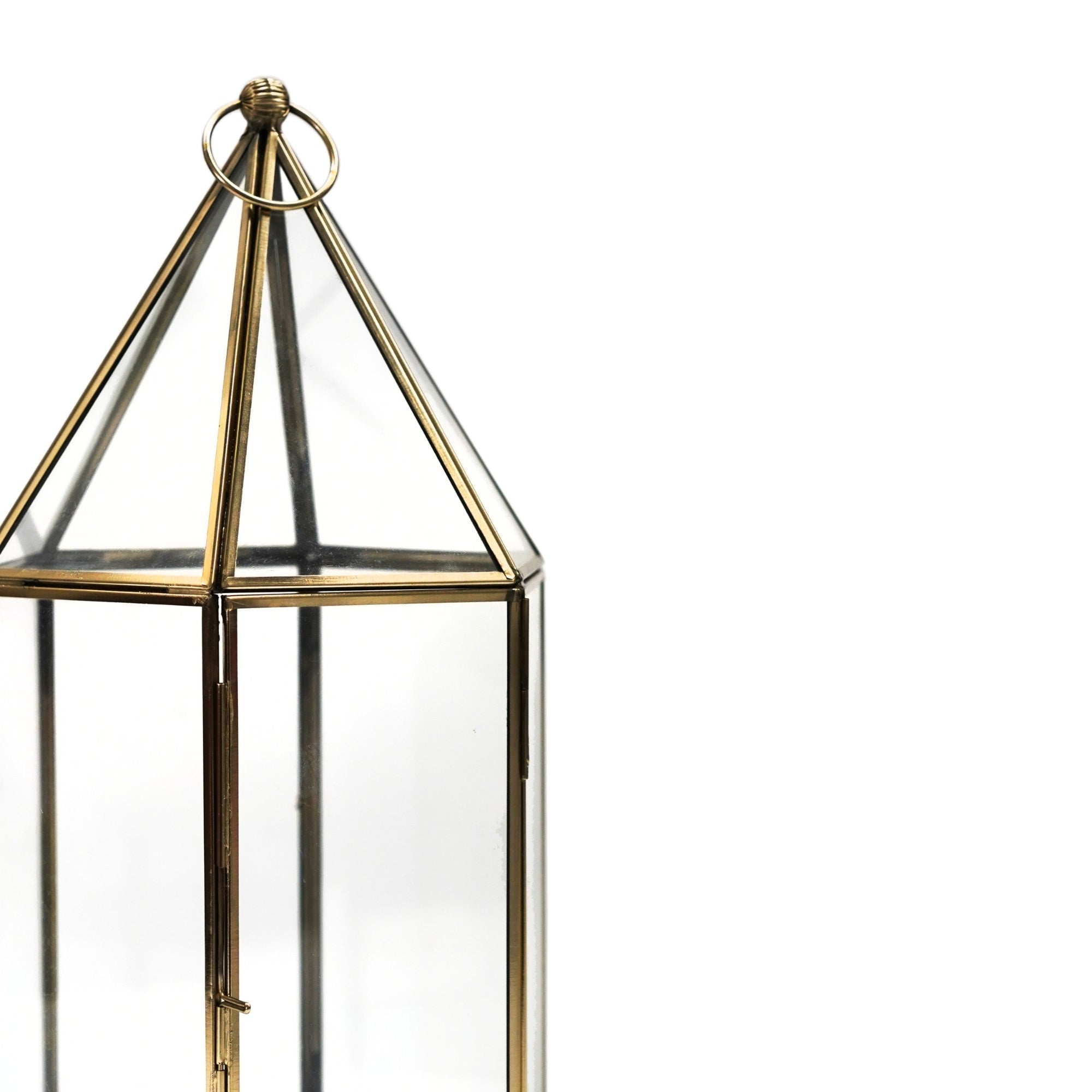 Glasshouse Terrarium Antique Brass