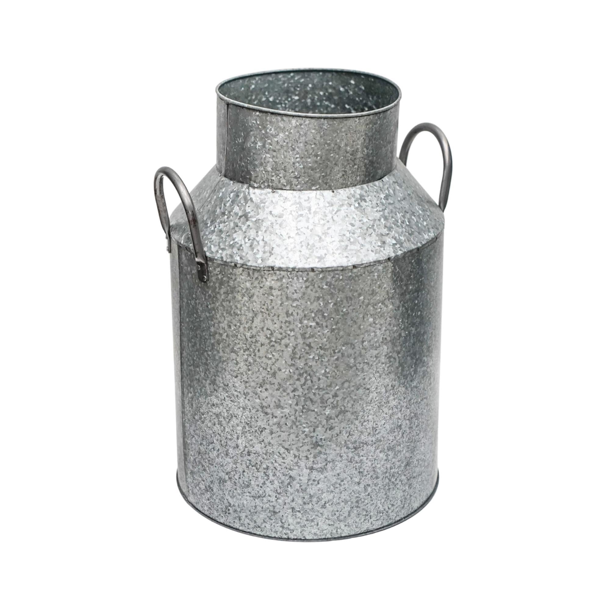 Galvanised Milk Churn