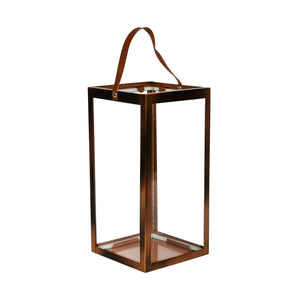 Hampton Tall Lantern In Copper Large