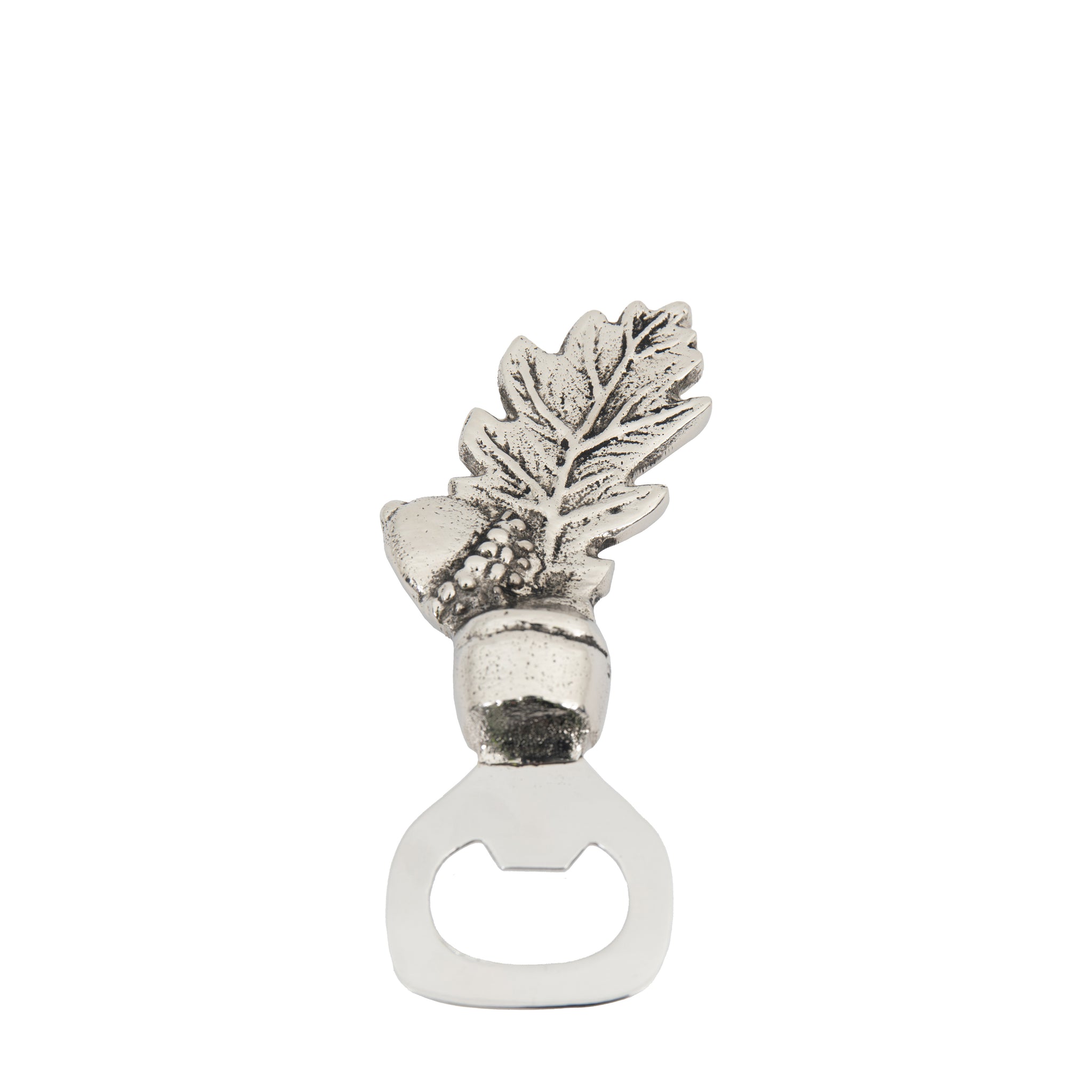 Acorns Bottle Opener Nickel Finish