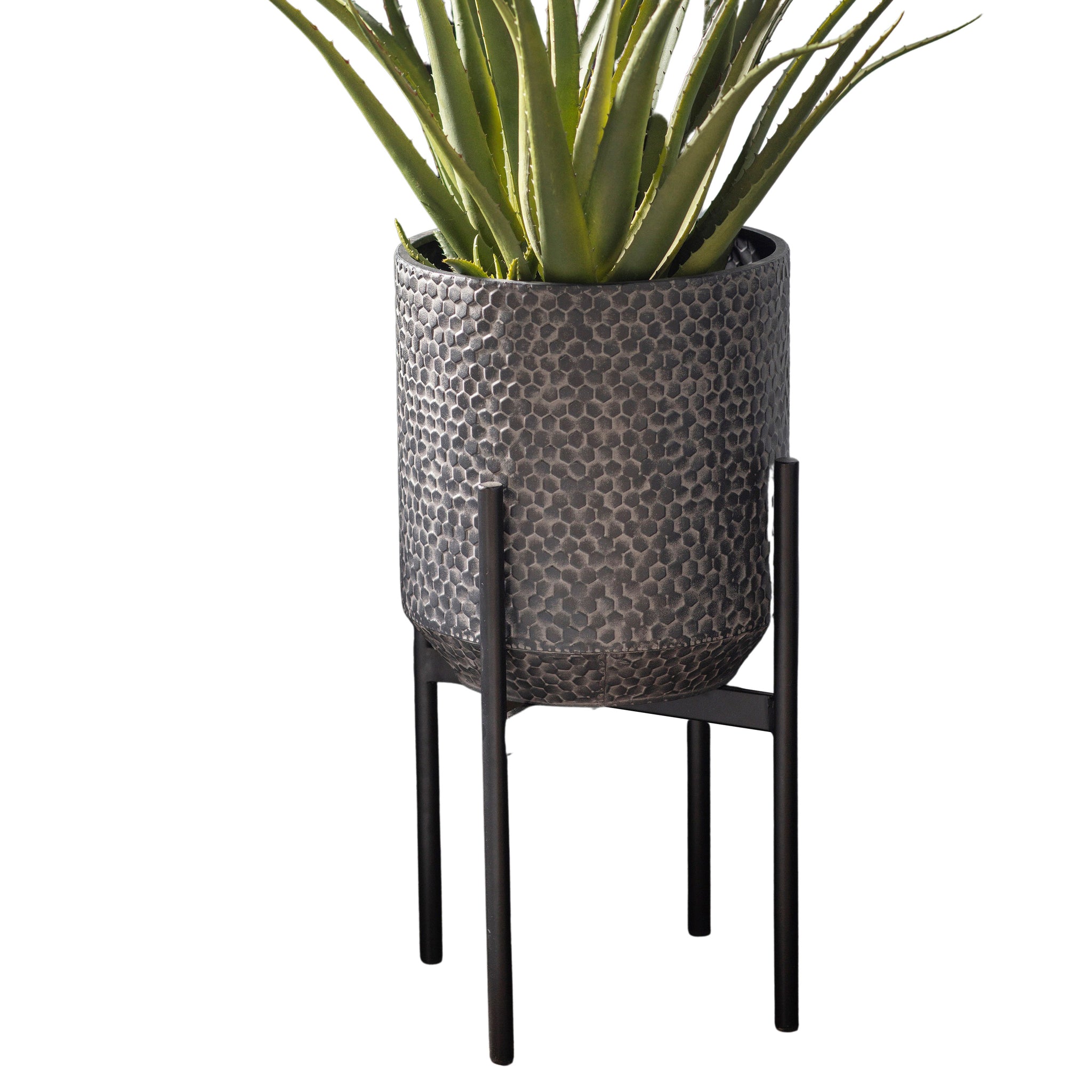 Ander Metal Planter Black Large