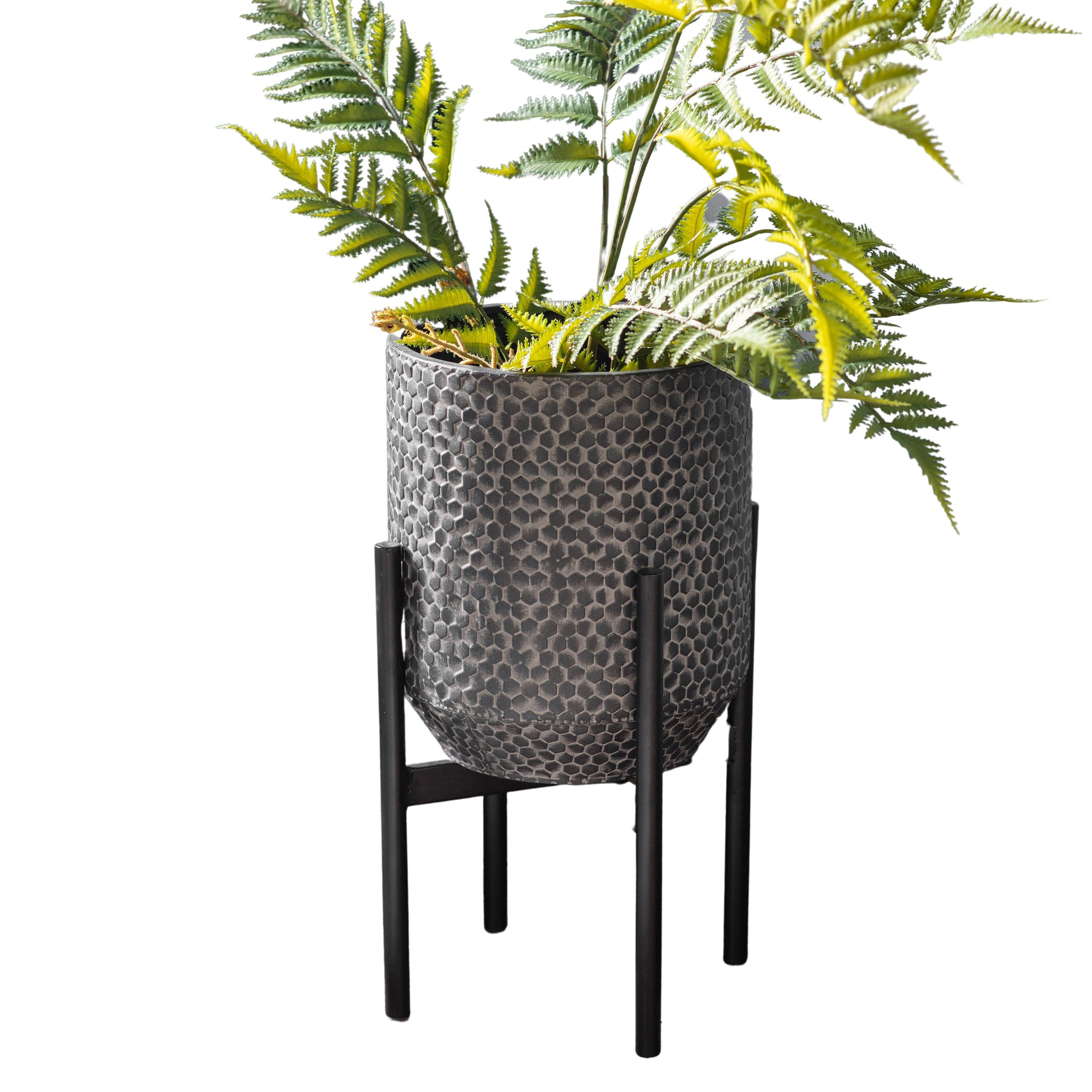 Ander Metal Planter Black Small