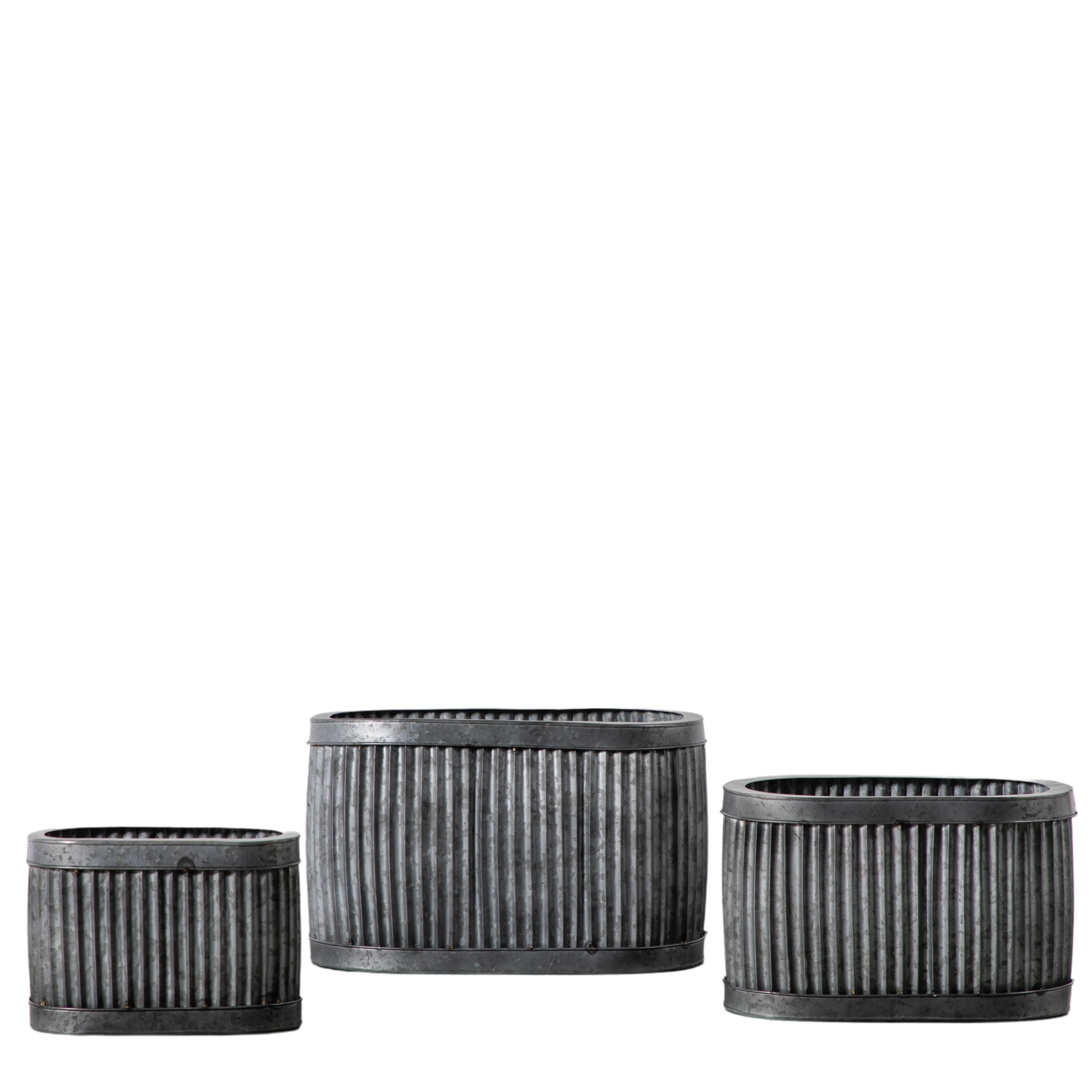 Carlton Wide Planter Set of 3