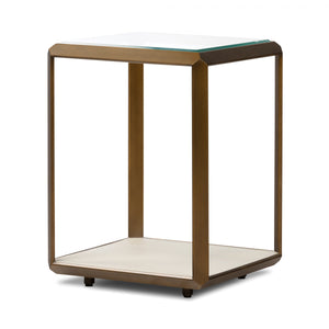 Elmley End Table Ivory