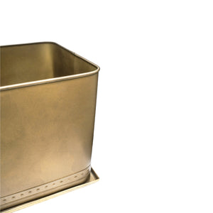 Kew Aged Brass Regency Outdoor Planter Large