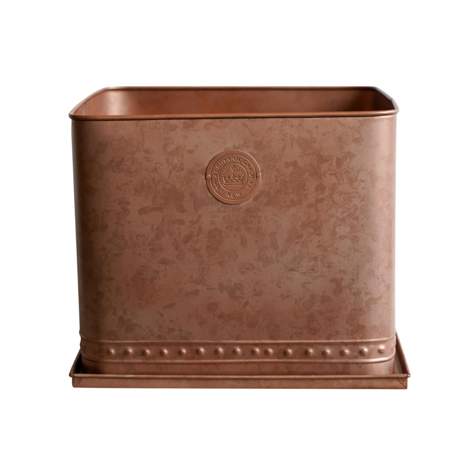 Kew Aged Copper Regency Outdoor Planter Small