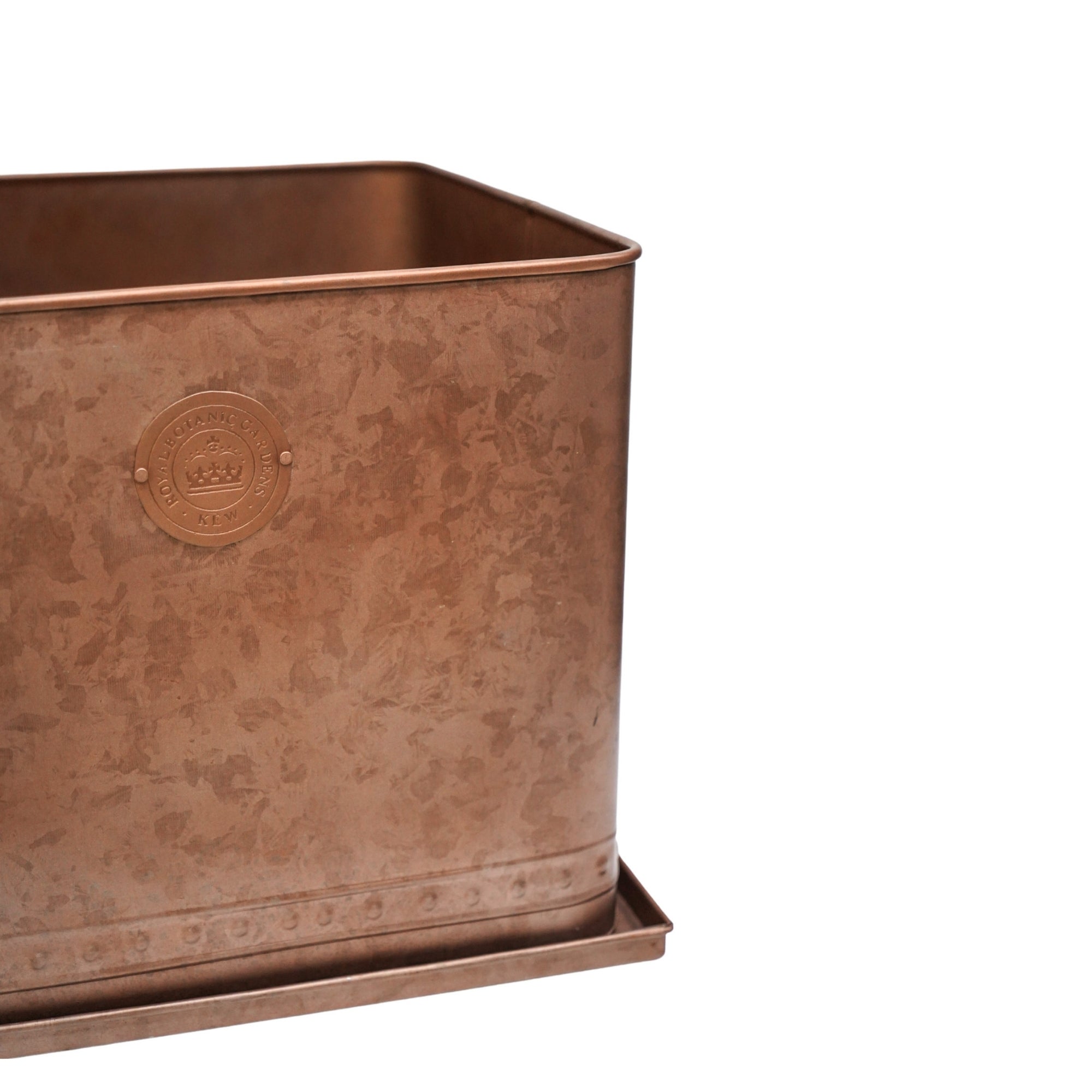 Kew Aged Copper Regency Outdoor Planter Small