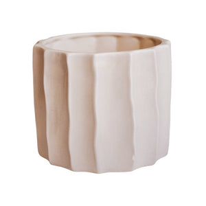 Kew Organic Ripple Bone Planter Medium