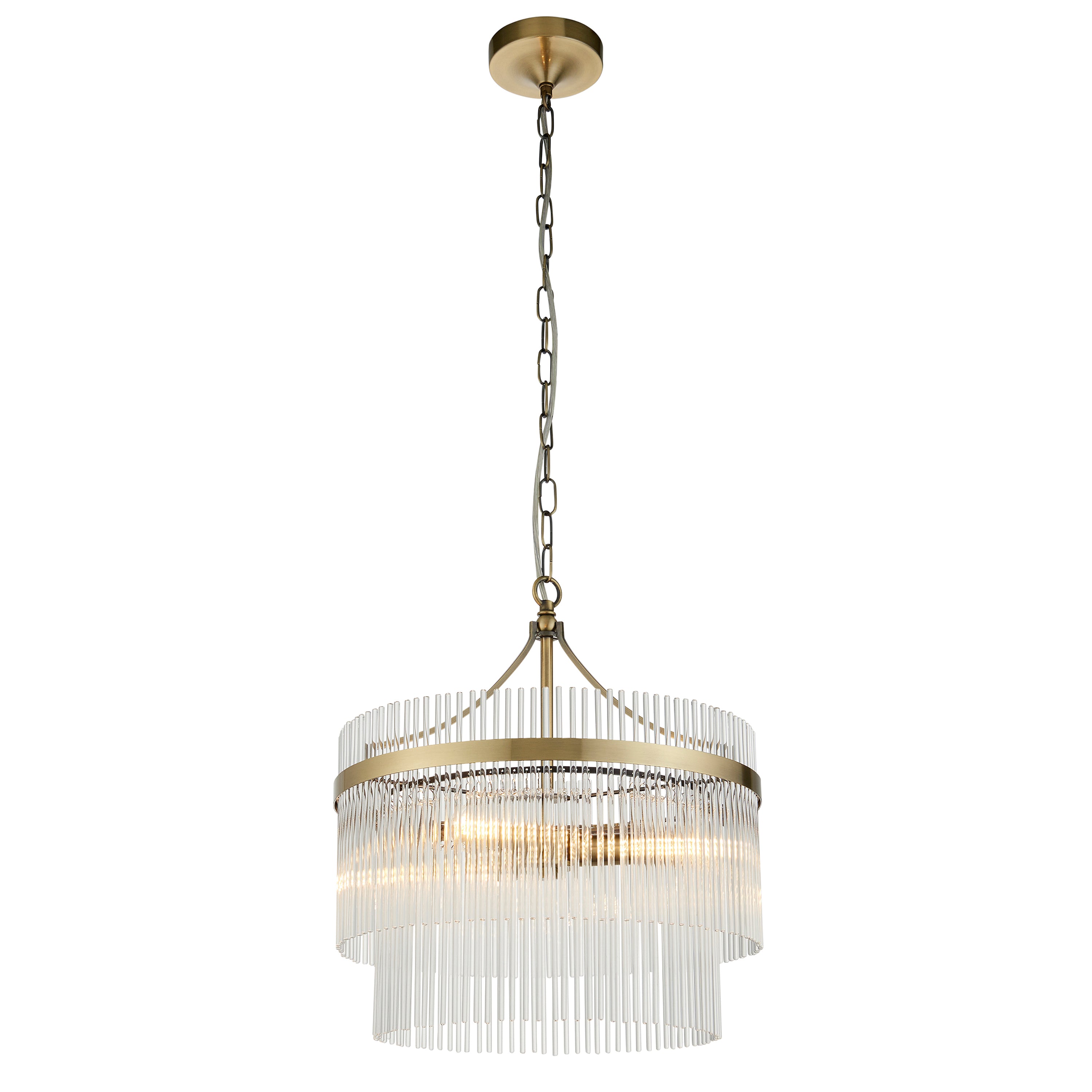 Maretta Pendant Light Antique Brass Small