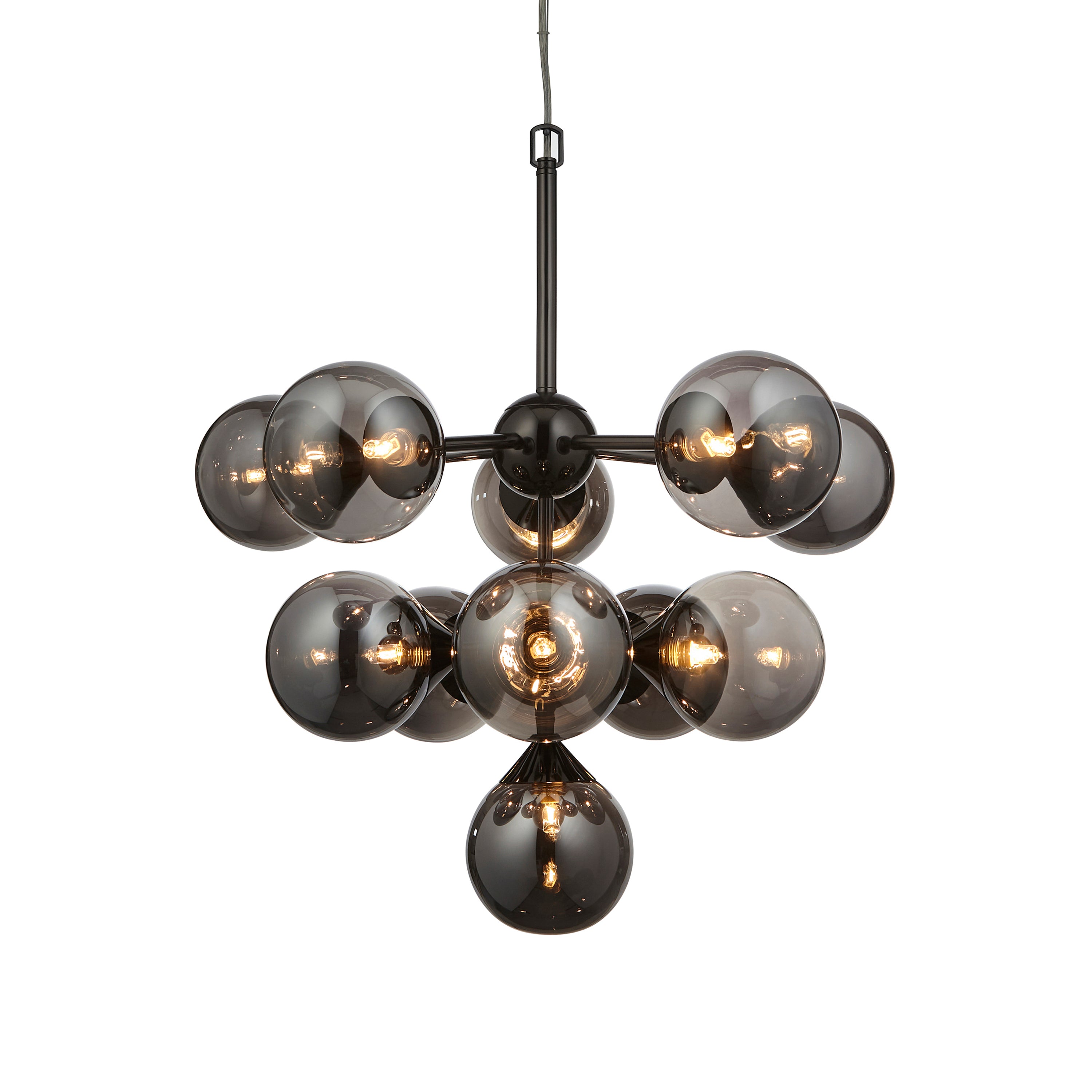 Oskar Pendant Light Black Chrome