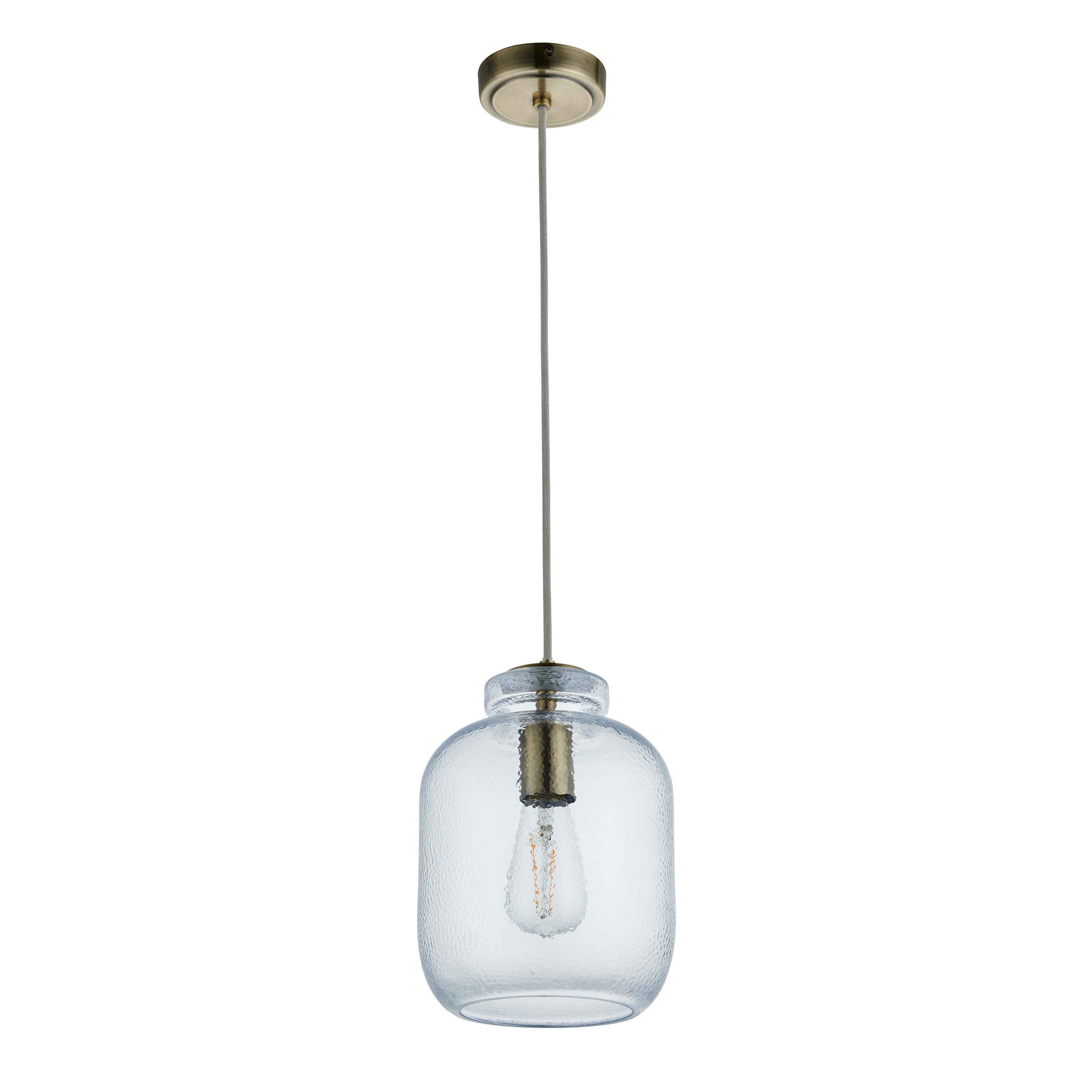 Lira Pendant Light Antique Brass