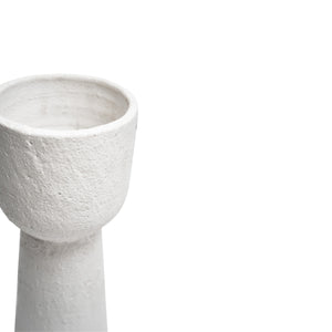 Nico Tall Planter Rustic White Large