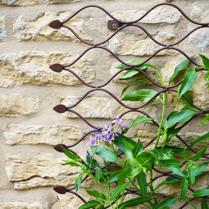 Outdoor Honeycomb Trellis Bronze Large