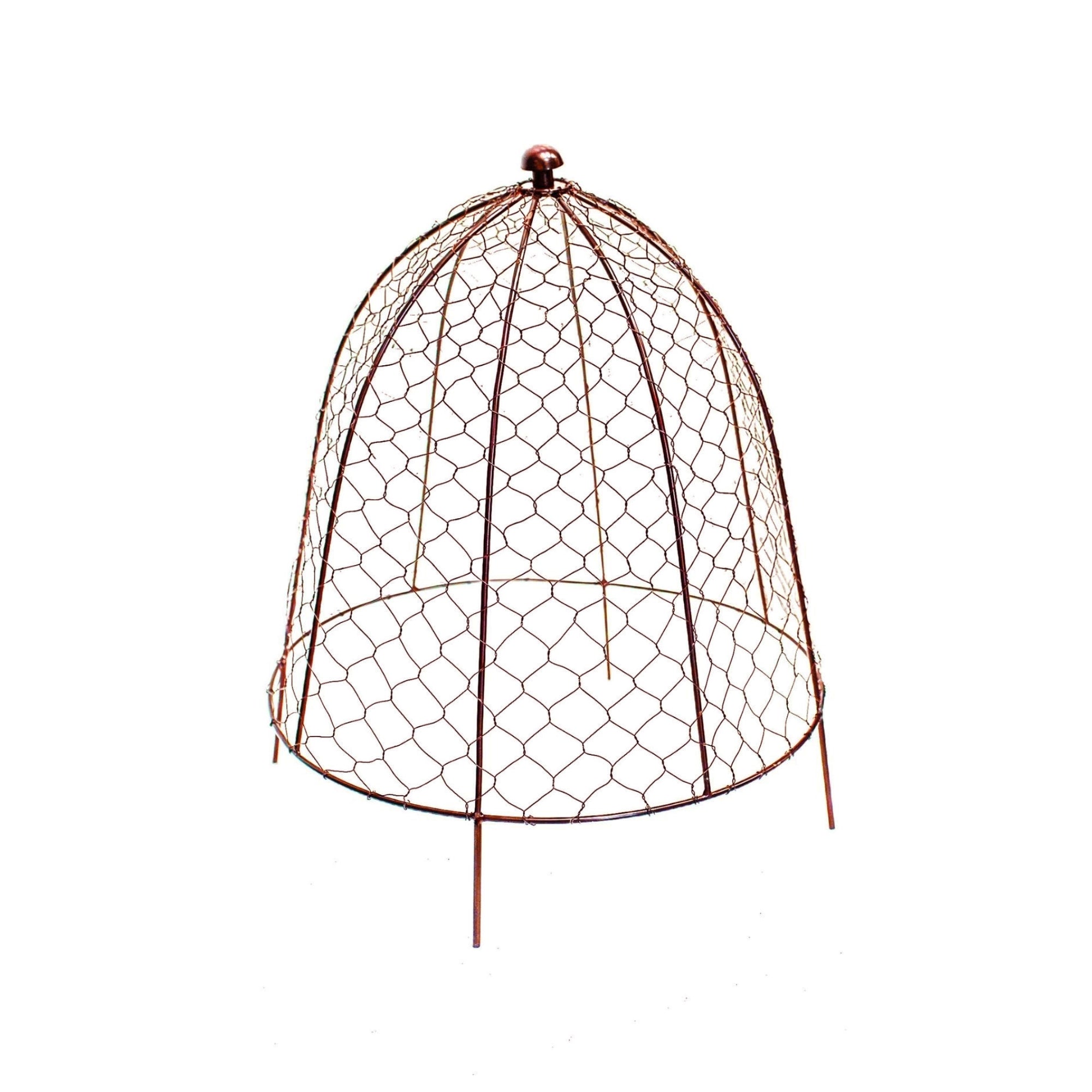 Outdoor Wire Netted Plant Protector Bronze Large