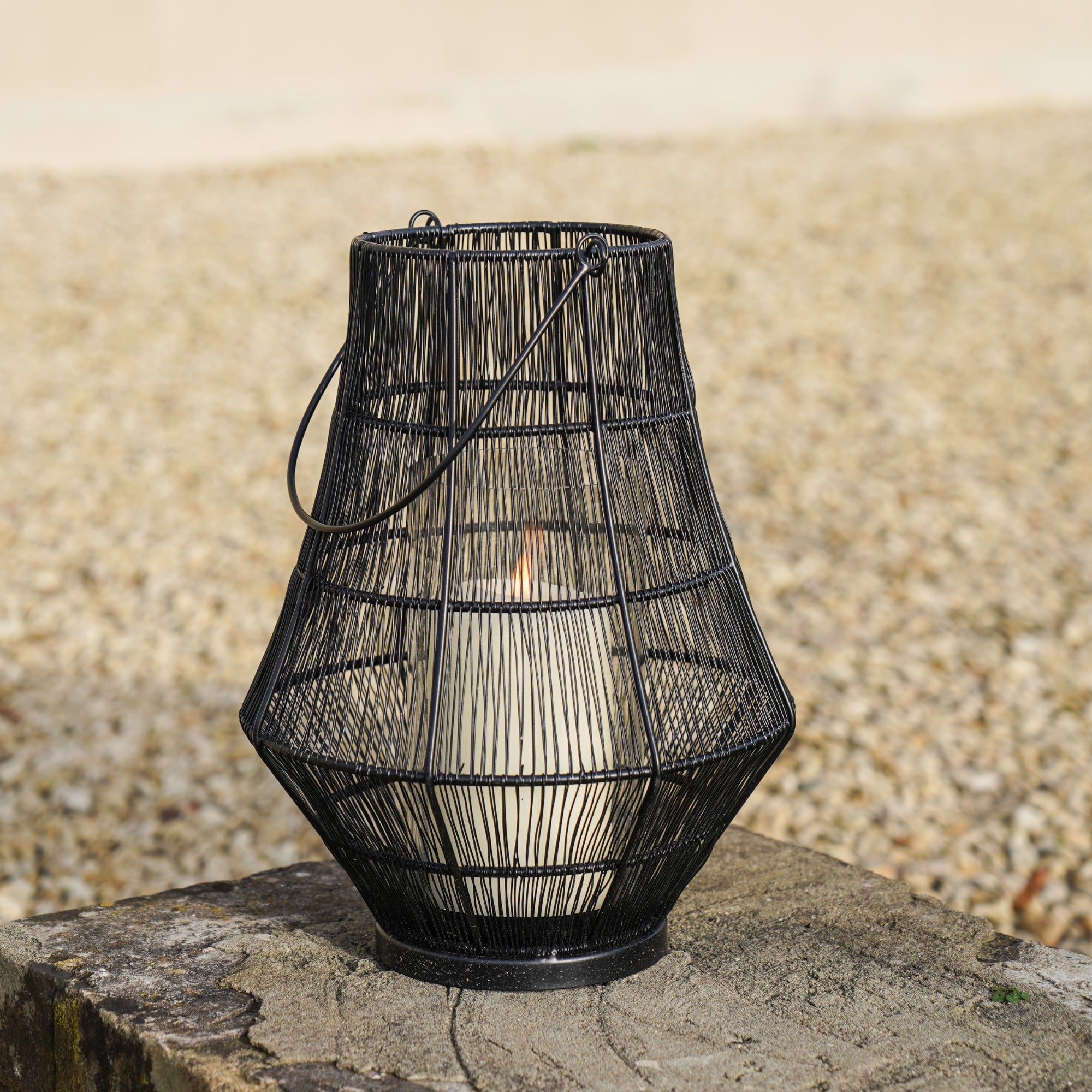 PortofIno Curve Wirework Lantern Small