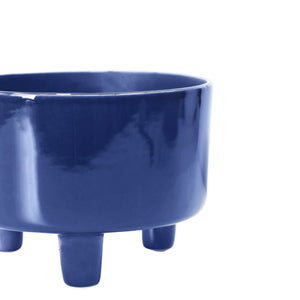 Pisa Navy Bowl Planter