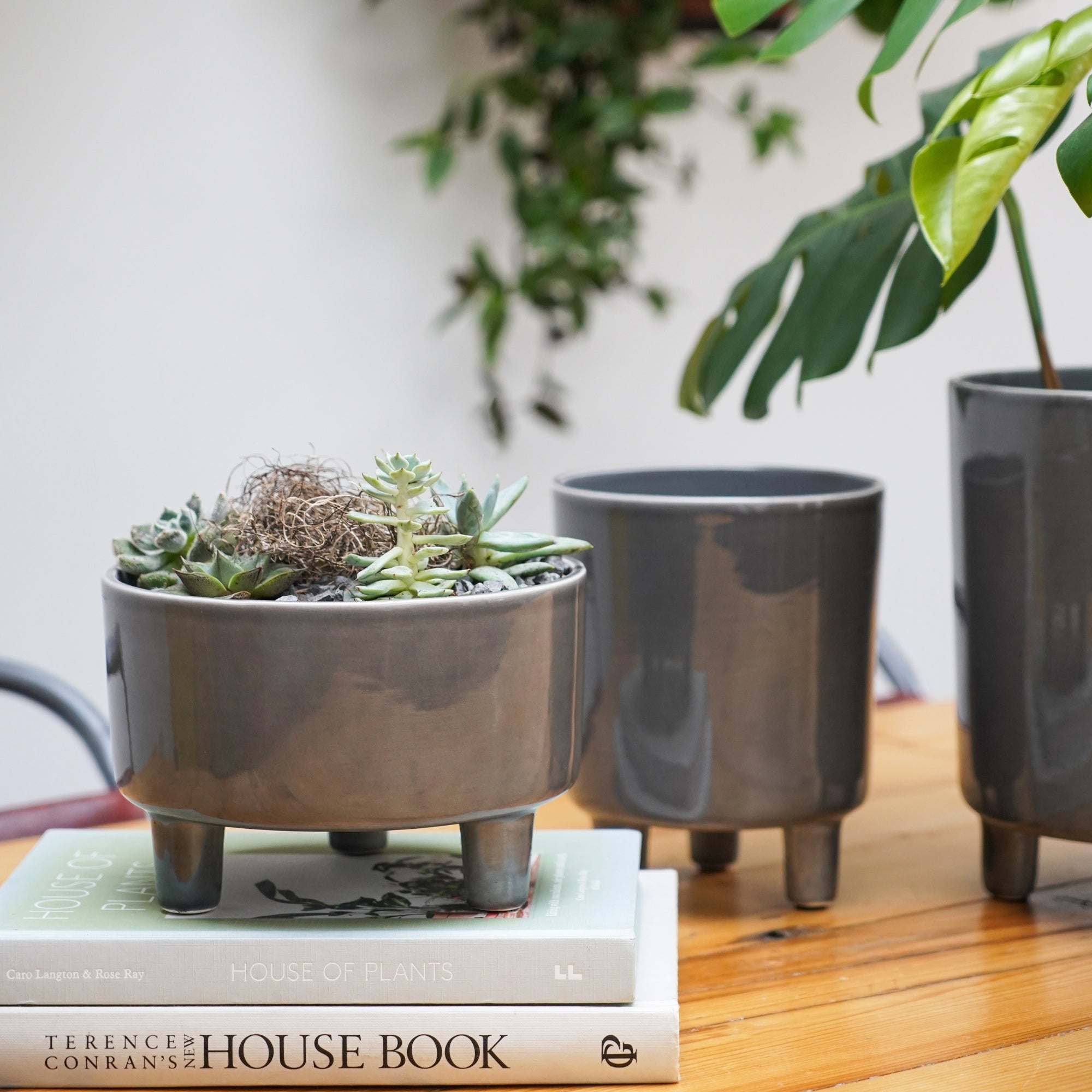 Pisa Slate Bowl Planter