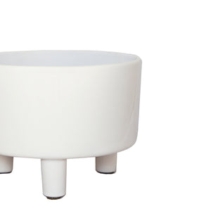 Pisa White Bowl Planter