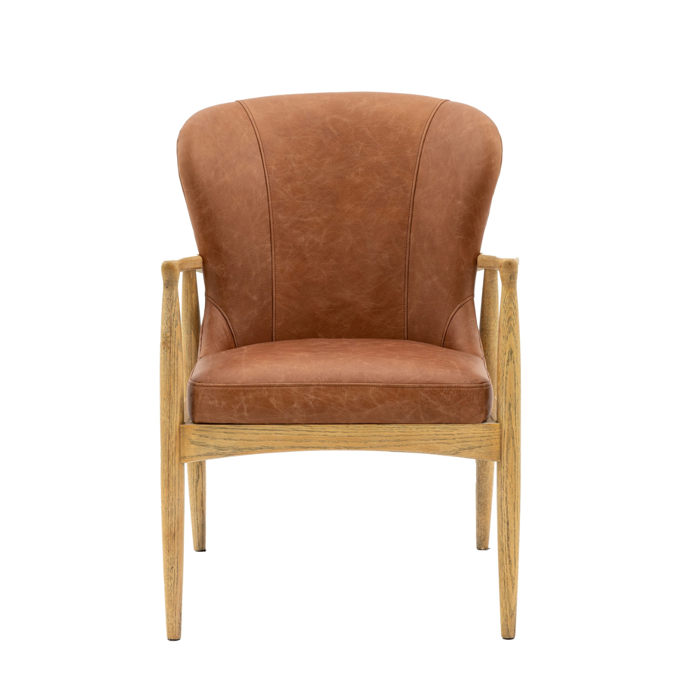 Tarida Armchair Ant Brown Leather