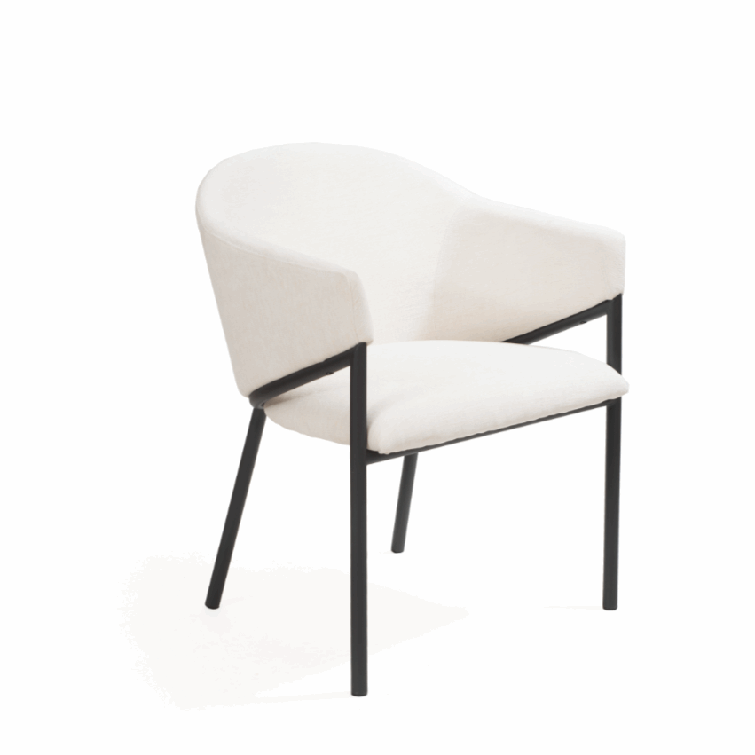 Aidan Armchair Ivory