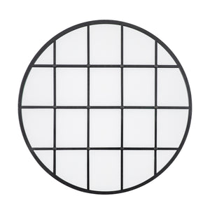 Richmond Round Mirror Black