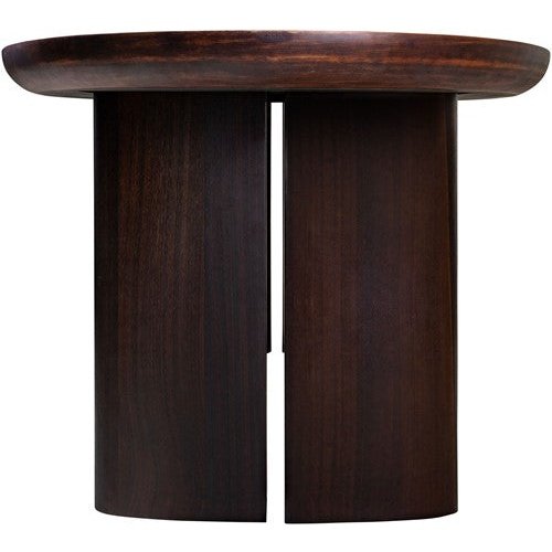 Durban Oval Dining Table Smoked Eucalyptus Veneer 230 Cm