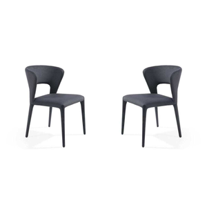 Pari I Dining Chair Set of 2 Luxe Cinder Grey