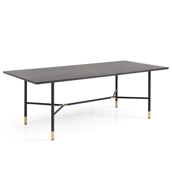 Bofo 220 Dining Table Black Oak