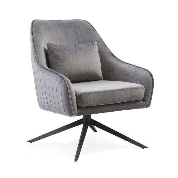 Arvia Swivel Chair Grey