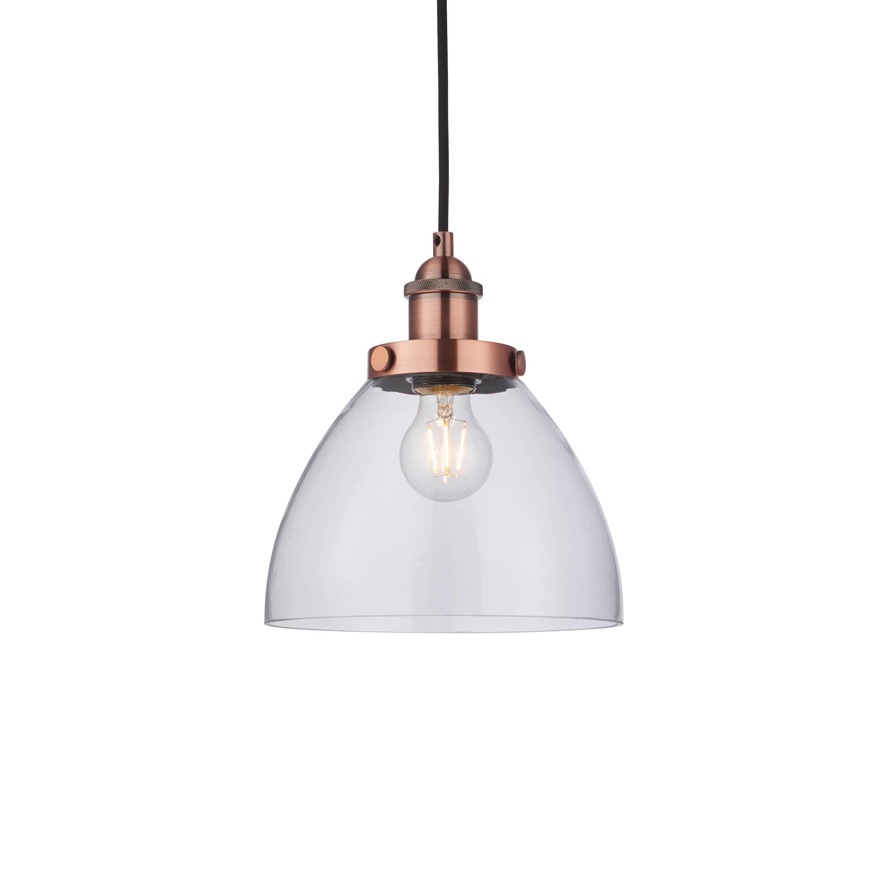 Hanson Pendant Light Aged Copper