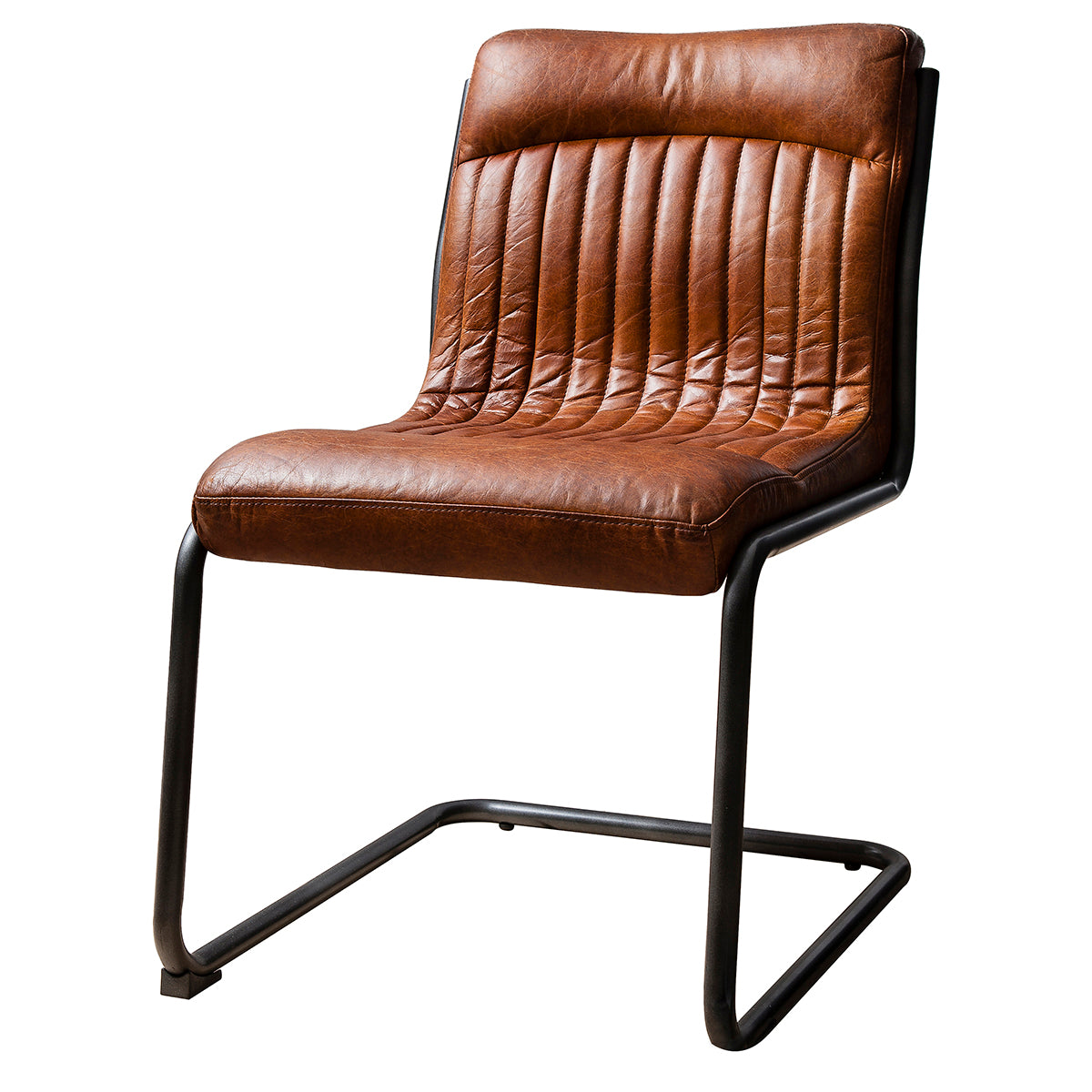 Carpe Leather Chair Brown