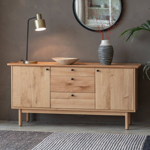 Kings 2 Door 3 Drawer Sideboard Oak