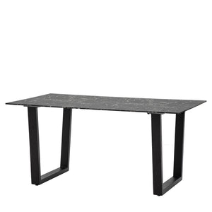 Davistowe Dining Table Black Effect