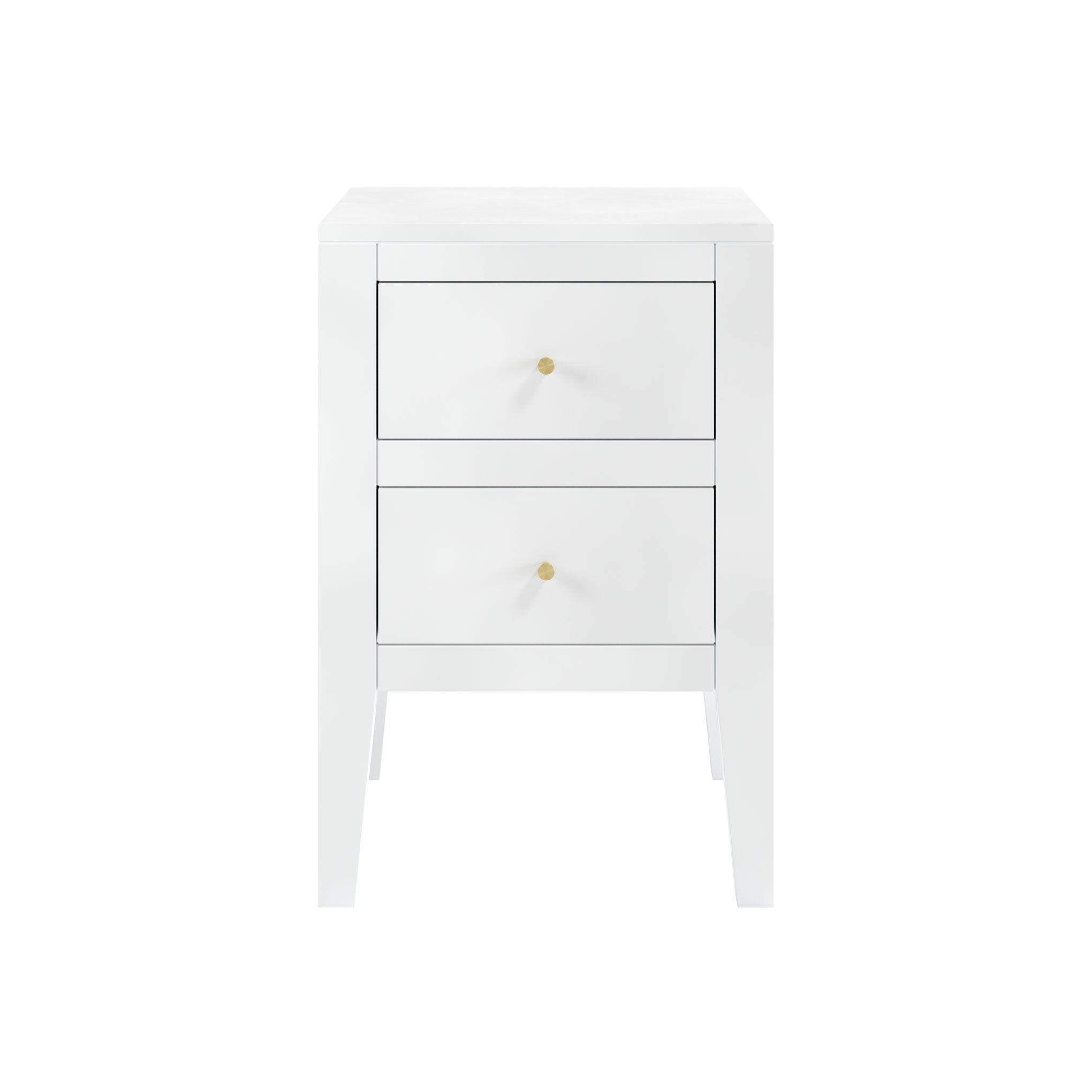 Alton Bedside White 2 Drawer