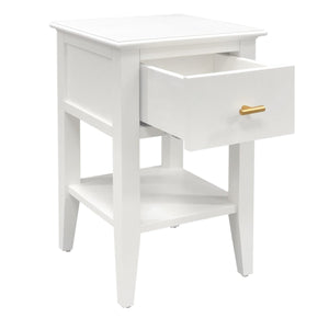 Chilworth Bedside 1 Drawer White